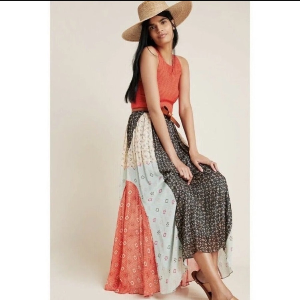 Anthropologie Verb Margot maxi skirt